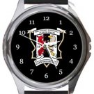 Cefn Druids Football Club Round Metal Watch