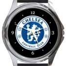 Chelsea Football Club Round Metal Watch