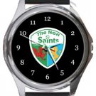 The New Saints Football Club Round Metal Watch