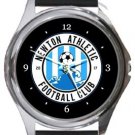 Newton Athletic Football Club Round Metal Watch