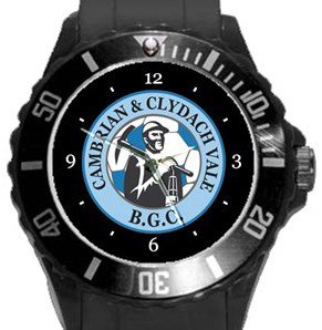 Cambrian & Clydach Vale BGC Plastic Sport Watch Black