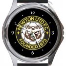 Newton United Football Club Round Metal Watch