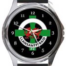 Llansantffraid Football Club Round Metal Watch