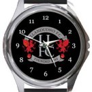 Llandudno Football Club Round Metal Watch