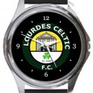 Lourdes Celtic Football Club Round Metal Watch