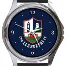 Llangefni Football Club Round Metal Watch