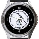 Barmouth & Dyffryn United Football Club Round Metal Watch