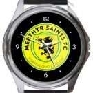 Merthyr Saints Football Club Round Metal Watch