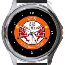 Lex Football Club Round Metal Watch