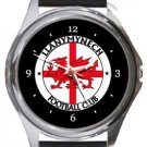 Llanymynech Football Club Round Metal Watch