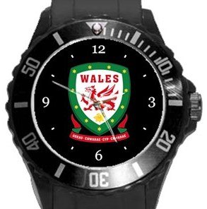FA Wales Plastic Sport Watch Black