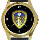 Leeds United Football Club Gold Metal Watch