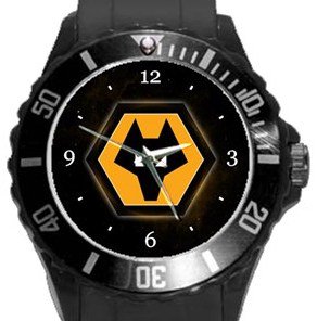 Wolverhampton Wanderers FC Plastic Sport Watch Black