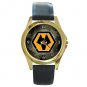 Wolverhampton Wanderers Football Club Gold Metal Watch