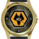 Wolverhampton Wanderers Football Club Gold Metal Watch