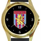 Aston Villa FC Gold Metal Watch