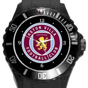 Aston Villa Plastic Sport Watch Black