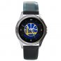 Golden State Warriors Round Metal Watch