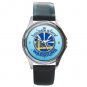 Golden State Warriors Basketball Round Metal Watch