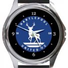 Hartlepool United FC Round Metal Watch