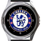 Chelsea Football Round Metal Watch