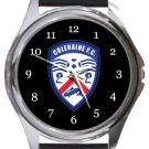Coleraine Football Club Round Metal Watch