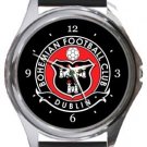 Bohemian Football Club Round Metal Watch