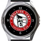 Middleton Town Football Club Round Metal Watch