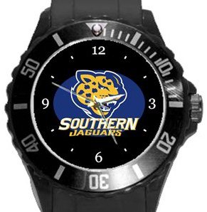 Southern University Jaguars Plastic Sport Watch Black
