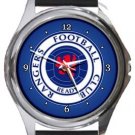 Glasgow Rangers Football Club Round Metal Watch