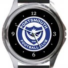 Portsmouth Football Club Round Metal Watch