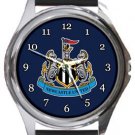 Newcastle United Football Club Round Metal Watch