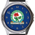 Blackburn Rovers FC Round Metal Watch