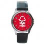 Nottingham Forest FC Round Metal Watch