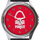 Nottingham Forest FC Round Metal Watch
