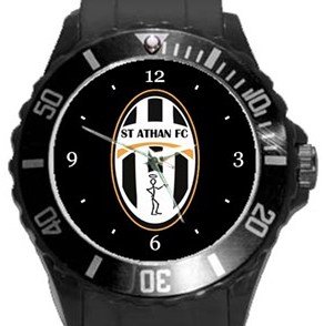 St Athan Football Club Plastic Sport Watch Black