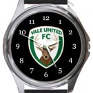 Vale United Football Club Round Metal Watch