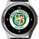 Newall Green Football Club Round Metal Watch
