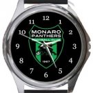 Monaco Panthers Football Club Round Metal Watch