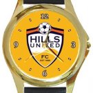 Hills United Football Club Gold Metal Watch
