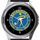 Ladybridge Football Club Round Metal Watch