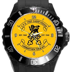 Carmarthen Town AFC Plastic Sport Watch Black