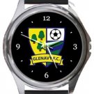 Glenavy Football Club Round Metal Watch