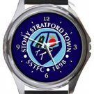 Stovy Stratford Town FC Round Metal Watch