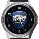 Newtown Forest Football Club Round Metal Watch
