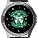 Hibernian Football Club Round Metal Watch