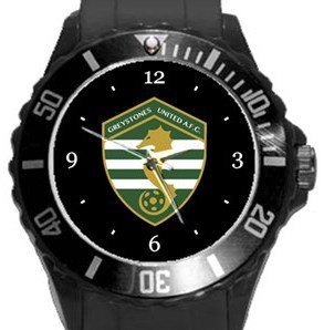 Greystones United AFC Plastic Sport Watch Black