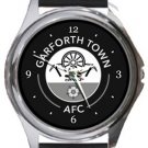 Garforth Town AFC Round Metal Watch