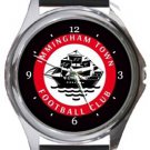 Immingham Town Football Club Round Metal Watch