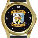 Studley Football Club Gold Metal Watch